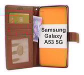 New Standcase Wallet Samsung Galaxy A53 5G (A536B) (Brun)