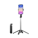 XO Selfie stick / stativ Bluetooth, 104cm - svart