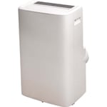 Prem-I-Air 12000 BTU Portable Air Conditioner With Remote Control - White