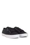 BOSS Women's Aiden_Tenn_wcv Sneaker, Black, 5.5 UK (40 EU)