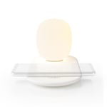 Nedis LED-lampe med trådløs lader | Dimmer - På produkt | Qi | 10 W | Med dimming | Varm Hvit | 3000 K