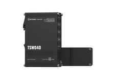 Teltonika NETWORKS TSW040 8-Port PoE+ Switch Ohanterad Fast Ethernet (10/100) Strömförsörjning via Ethernet (PoE) stöd Svart