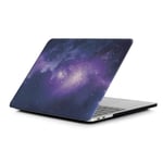 Macbook Pro 15.4-tum 2016 med touch (A1707) skyddsskal plast tryck på - Stjärnhimmel lila