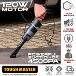 Portable Hoover, TOUGH MASTER Car Vacuum Cleaner, Portable Handheld 4.5m