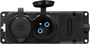SHIBA-ORNO AE-13165 Multiprise Exterieur étanche Résistance à l'Humidité et Aux Chocs Séparateur Etanche Répartiteur IP44 16A 230V[6