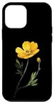 Coque pour iPhone 12 mini Fleur sauvage fleur renoncule fleur fille jardinage plante maman