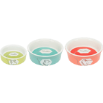 Trixie Ceramic Bowl Comic Hamster 90 ml / ø8 cm, Mix