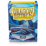 Dragon Shield ART11003 Standard Sleeves Size 100pk-Blue, Matte Blue