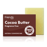 Friendly Soap - Natural Cleansing Bar - Cocoa Butter, 95 g, 95 gram