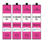 4 Magenta Ink Cartridges for HP Officejet 6950 & Pro 6960 6970 6975 All-Ink-One