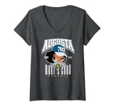 Womens The Spirit of Augusta: 762’s Queen and Her Afro Majesty V-Neck T-Shirt