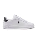 Ralph Lauren Mens Polo Heritage Trainers - White - Size UK 7