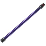 Tube d'aspirateur compatible avec Dyson V7 Motorhead, V7 Trigger, V8 Absolute aspirateur - raccord 35 mm, 74 cm, gris / violet - Vhbw