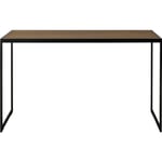 Square Konsolipöytä 122x36x70 cm, Musta/Burned Walnut