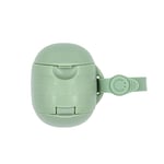 Ubbi on-The-Go Dual Pacifier Dummy Holder, Keep's Baby's Binkies Clean and Accessible, Portable for Travel, Clip on Diaper Bag Accessory Must Have for Newborns, Sage Green