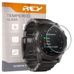 REY Screen Protector for GARMIN TACTIX DELTA, Film Premium quality, Perfect protection for scratches, breaks, moisture, [Pack 7x]