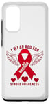 Coque pour Galaxy S20 « I Wear Red For My Brother Stroke Awareness Survivor »