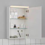 IKEA TREASJÖN spegelskåp 1 dörr/inbyggd belysning 50x17x75 cm