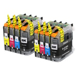 8 Ink Cartridges (Set) for use with Brother DCP-J4120DW MFC-J4625DW MFC-J5625DW