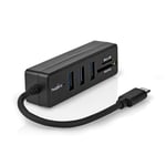 USB-hubb | 1x USB-C | 3x USB A hona | 5-Port port(s) | USB 3.2 Gen 1 | USB ström | 5 Gbps | SD & MicroSD