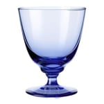 Holmegaard - Flow glass med stett 35 cl mørk blå