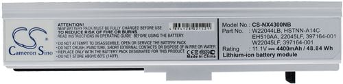 Batteri HSTNN-A14C för Compaq, 11.1V, 4400 mAh
