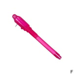 Magic Uv Invisible Light Pen Highlighters Marker For Kid F Rose