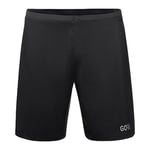 GORE WEAR Men's Running Shorts, 2in1 Shorts, R5, Black, XXL