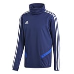 Adidas Men's TIRO19 WRM TOP Sweatshirt, Dark Blue/White, 2XLT