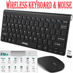 Gaming Wireless Keyboard and Mouse Set For PC Laptop Tablet iPhone iPad UK