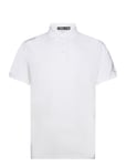 Tailored Fit Performance Polo Shirt Sport Knitwear Short Sleeve Knitted Polos White Ralph Lauren Golf