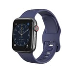 Silikonarmband Apple Watch Series 8 41mm Blå