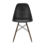Vitra Eames Plastic Side Chair RE DSW stol 12 deep black-dark maple