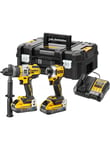 Työkalusarja DeWalt DCK2052H2T-QW (DCD999 + DCF850); 18 V; 2x5,0 Ah akku