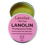 Lanolin Pure Anhydrous 60ml - 100% Natural Cream Hand And Dry body Skin balm