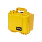 PELI 1300 valise antichoc pour appareil photo, étanche à l'eau et à la poussière IP67, capacité de 6L, fabriquée aux États-Unis, avec insert en mousse personnalisable, jaune