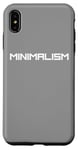 Coque pour iPhone XS Max Minimalisme | Attitude minimaliste à la vie | Joie et bonheur