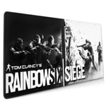 Oversize Gaming Rainbow Six Siege Mouse Pad Extended Non-Slip Mouse Mat Anime Mousepad for Keyboard Laptops 15.8 × 35.5in