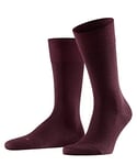 FALKE Men's Sensitive Berlin M SO Wool Cotton With Soft Tops 1 Pair Socks, Red (Barolo 8596) new - eco-friendly, 8.5-11