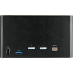 Startech - com Switch kvm 2 Ports Quadruple Écran DisplayPort - 4K 60Hz uhd hdr - Hub kvm 4K dp 1.2-2X usb 3.0 (5Gbps) & 4X usb 2.0 hid, Audio