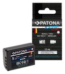 Patona Platinum Batteri with USB-C Input for Olympus OM-1 OM1 BLX-1 BLX1 150301372 (Kan sendes i brev)