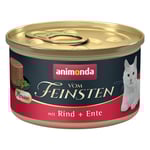 animonda Vom Feinsten Adult 12 x 85 g - Nötkött & anka