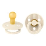 BIBS Studio Colour Pin Latex Ivory Vanilla Mix 2-pack - Flera storlekar