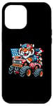 iPhone 15 Plus Patriotic Tiger 4th July Monster Truck American Case