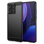Motorola Edge 40 Neo 5G Texturerat Skal - Svart