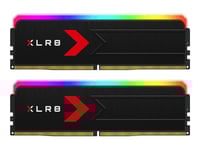 Pny Xlr8 Epic-X Rgb - Ddr5 - Sats - 32 Gb: 2 X 16 Gb - Dimm 288-Pin - 3000 Mhz / Pc5-48000 - Cl36 - 1.35 V - Ej Buffrad - On-Die Ecc