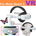 Headphones VR Replacement Elite Head Strap RGB Light Adjustable for Meta Quest 3