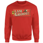 Guardians of the Galaxy I Am Groot! Sweatshirt - Red - XS