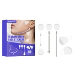 60PCS Set Face Lift Stickers Instant Face Neck and Eye V Shape Tape Anti Wrinkle