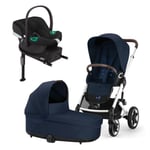 Cybex, Travelsystem 4i1, Talos S Lux Duo inkl. Aton B2 &amp; Base One - Ocean Blue